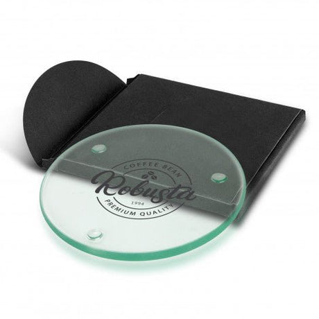 Venice Single Glass Coaster - Round - Branding Evolution