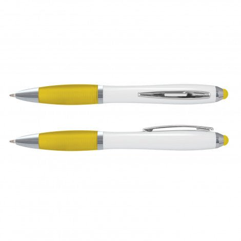 Vistro Stylus Pen - White Barrel - Branding Evolution