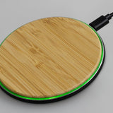 Bamboo 15W Wireless Fast Charger - Branding Evolution