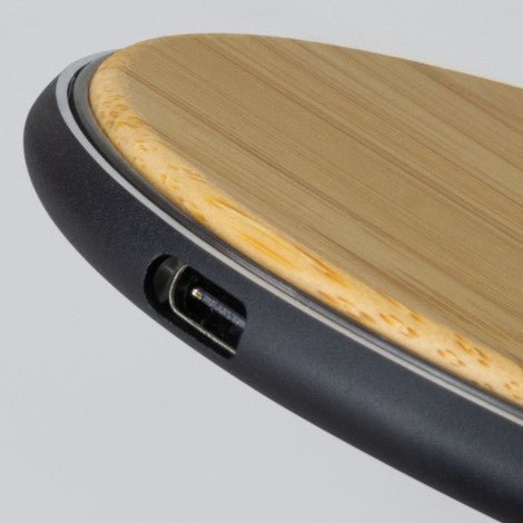 Bamboo 15W Wireless Fast Charger - Branding Evolution