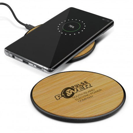 Bamboo 5W Wireless Charger - Branding Evolution