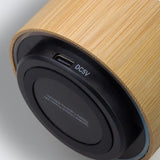 Bamboo Bluetooth Speaker - Black - Branding Evolution