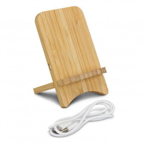 Bamboo Wireless Charging Stand - Branding Evolution