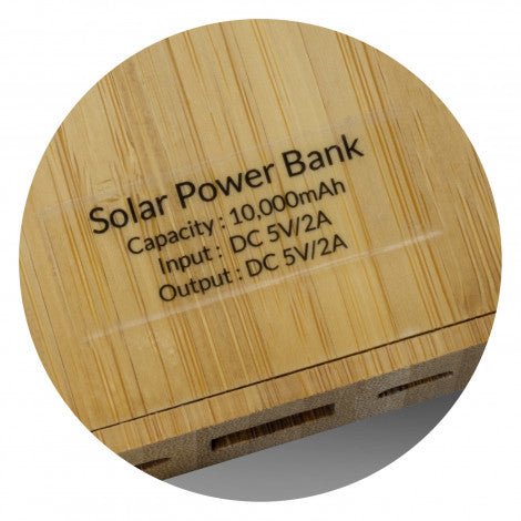 NATURA Bamboo Solar Power Bank - Branding Evolution