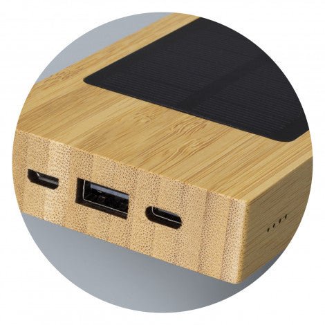 NATURA Bamboo Solar Power Bank - Branding Evolution