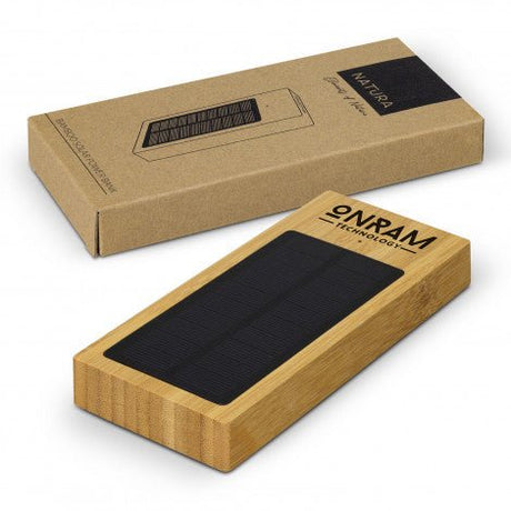 NATURA Bamboo Solar Power Bank - Branding Evolution