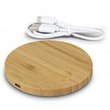 Vita Bamboo Wireless Charger - Round - Branding Evolution