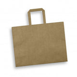 Large Flat Handle Paper Bag Landscape - Branding Evolution