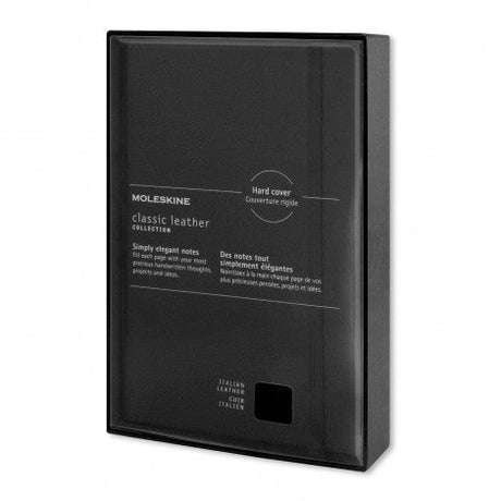Moleskine Classic Leather Hard Cover Notebook - Large - Branding Evolution
