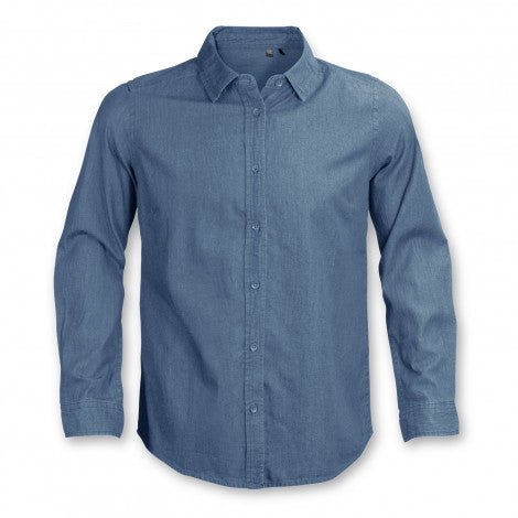 TRENDSWEAR Chester Men's Denim Shirt - Branding Evolution